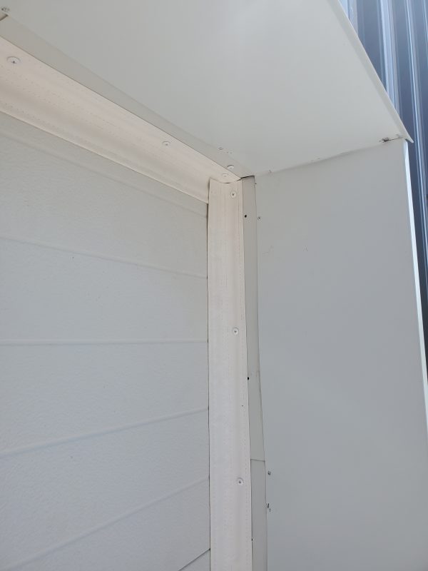 Side/TopSealer installed directly on garage door frame.