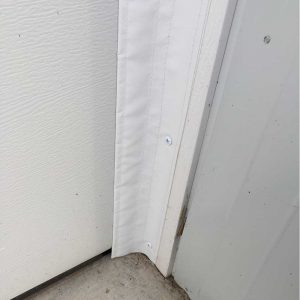 SnirtStopper SideSealer on the a garage door